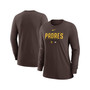 Women's Brown San Diego Padres Authentic Collection Legend Performance Long Sleeve T-shirt