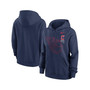 Women's Navy Cleveland Guardians Big Game Pullover Hoodie
