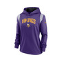 Women's Purple Minnesota Vikings Sideline Stack Performance Pullover Hoodie