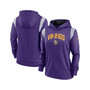 Women's Purple Minnesota Vikings Sideline Stack Performance Pullover Hoodie