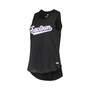 Women's Black Sacramento Kings Sactown Janie Tri-Blend Tank Top