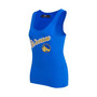 Women's Royal Golden State Warriors Script Tank Top