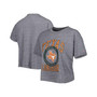 Women's Heather Gray Texas Longhorns Intramural Midi Seal Tri-Blend T-shirt