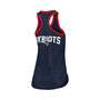 Women's Navy New England Patriots Tater Tank Top