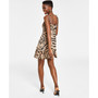 Women's Printed Tie-Shoulder-Strap Mini Dress, Created for Macy's