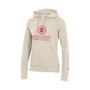 Women's Heathered Oatmeal Ohio State Buckeyes College Seal Pullover Hoodie