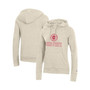 Women's Heathered Oatmeal Ohio State Buckeyes College Seal Pullover Hoodie