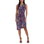 Women's Twisted Asymmetrical-Hem Printed Dress