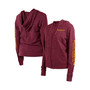 Women's Burgundy Washington Football Team Reverse Full-Zip Hoodie