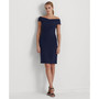 Women's Crepe Off-the-Shoulder Cocktail Dress
