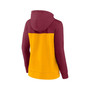 Women's Branded Burgundy, Gold Washington Commanders Take The Field Color Block Full-Zip Hoodie