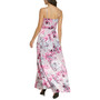 Women's Floral-Print Spaghetti-Strap Satin Gown