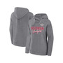 Women's Branded Heather Gray Wisconsin Badgers Script Favorite Pullover Hoodie