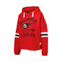 Women's Red Georgia Bulldogs Super Pennant Pullover Hoodie