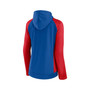 Women's Branded Royal, Red Buffalo Bills End Around Raglan Full-Zip Hoodie