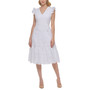Women's Cotton Eyelet A-Line Dress