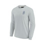 Men's and Women's Gray Seattle Mariners Super Soft Long Sleeve T-shirt