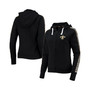 Women's Black New Orleans Saints Game Changer Raglan Full-Zip Hoodie