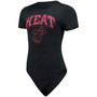 Women's Black Miami Heat Bodysuit