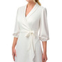 Women's Tie-Front Faux-Wrap Dress