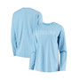 Women's Carolina Blue North Carolina Tar Heels Tonal Block Vintage-Like Wash Long Sleeve T-shirt