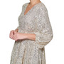 Sequinned Tiered Fit & Flare Dress