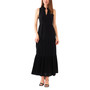 Women's Collared Halter Maxi Dress
