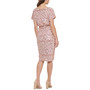Women's Sequin Boat-Neck Tie-Waist Sheath Dress