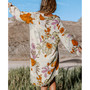 Women's Oaklyn Floral Buttoned Shirt Beach Dress