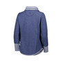 Women's Heathered Navy Dallas Cowboys Sport Sun Fade Full-Zip Sweatshirt