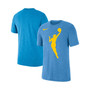 Men's and Women's Blue WNBA Logowoman T-shirt