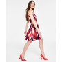 Women's Printed Fit & Flare Mini Dress
