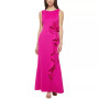 Petite Ruffle Scuba Gown
