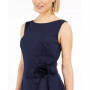 Petite Ruffle Scuba Gown