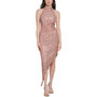 Women's Halter-Neck High-Low Sequinned Gown