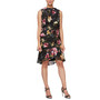 Women's Floral-Print Sleeveless Tiered Dress