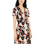Women's Jersey V-Neck Midi Wrap Dress