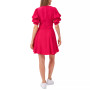 Women's Short Puff Sleeve Tiered Short Dress