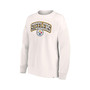 Women's Branded White Pittsburgh Steelers Leopard Team Pullover Sweatshirt