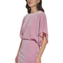 Women's Dolman-Sleeve Sparkling Sheath Dress