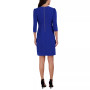 Women's Pleated Ruffled-Front Sheath Dress