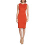 Women's Side-Panel Sleeveless Sheath Dress