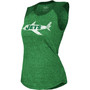 Women's Kelly Green New York Jets Retro Tri-Blend Raglan Muscle Tank Top