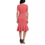 Women's Twisted Flounce-Hem Midi Dress
