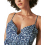 Women's Printed Button-Front Minidress