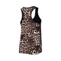 Women's Threads Black Las Vegas Raiders Leopard Racerback Tank Top