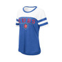 Women's Royal, White Chicago Cubs Setter T-shirt
