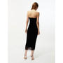 Women's Draped Tulle Strapless Dress