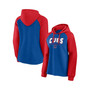 Women's Branded Royal, Red Chicago Cubs Recharged Raglan Pullover Hoodie