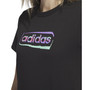 Women's Linear Stencil Short Sleeve Graphic T-Shirt